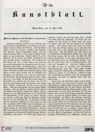 Nr. 61 - 70 (31. Juli 1845 - 2. September 1845)