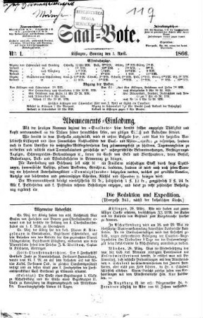 Saal-Bote. 1866