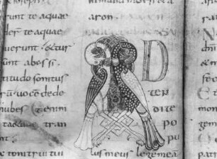 Psalter von Corbie — Initiale A zu Psalm 77, Folio 68verso