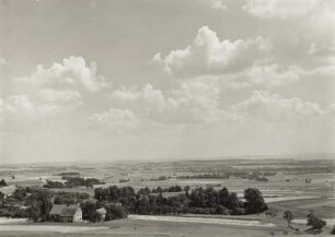 Jauernick-Buschbach, Teilansicht des Ortes vom Kreuzberg von Westen
