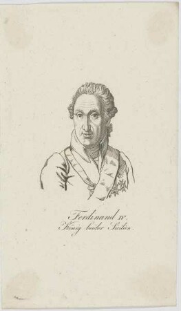 Bildnis des Ferdinand IV.