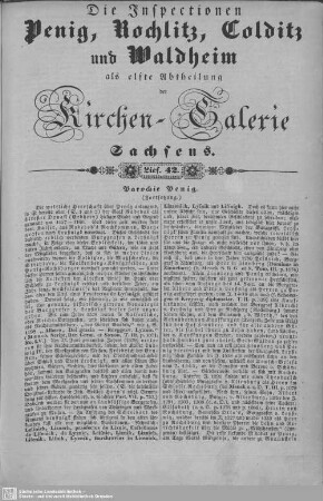 Parochie Penig (Fortsetzung) : 42. Lieferung