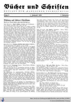 Dichtung und schönes Schrifttum