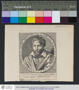 Andreas Lavrentius. Henrici IIII Gall. Et Navar. Regis Consil. Et Medic. Primarivs / PZ [?] scal.