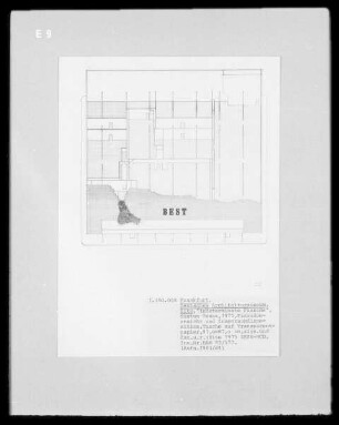 Indeterminate Fassade, Huston (Texas), Fassadenansicht und Innenraumdisposition