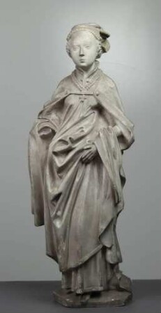 Weibliche Statuette vom Grabmal des Louis de Mâle