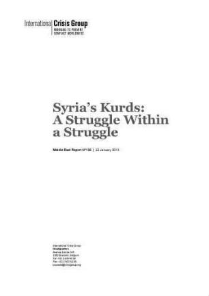Syria's Kurds : a struggle within a struggle
