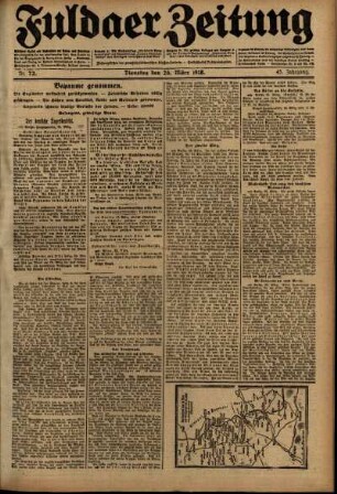 Ausgabe vom Dienstag, den 26. März 1918.