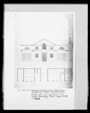 Marstallgebäude für die Herzogin von Anhalt-Bernburg