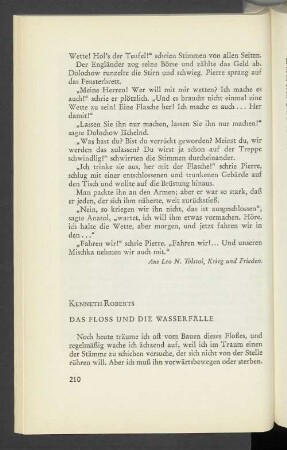 Das Floss Und Die Wasserfälle