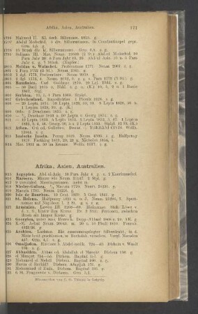 Afrika, Asien, Australien