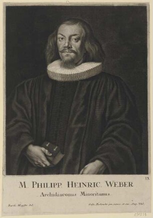 Bildnis des Philipp Heinric Weber