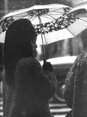 Schmuddelwetter. Es regnet mal wieder