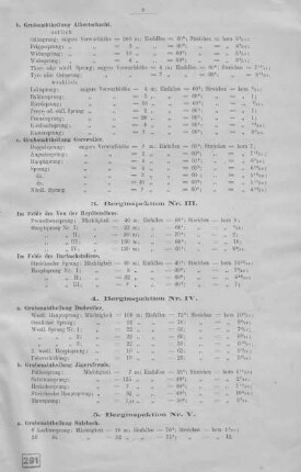 3. Berginspektion Nr. III.