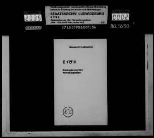 Übergabe der Kirchenbücher von bayerischen Pfarrämtern
