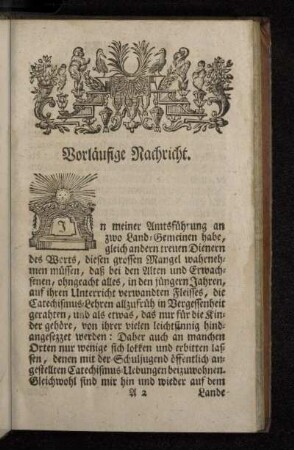 Vorläufige Nachricht.