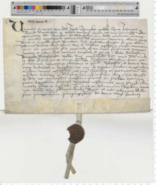 Präsentation an Propst Jacob Schomaker für eine Vikarie am Annen Altar der Lambertikapelle [lat].