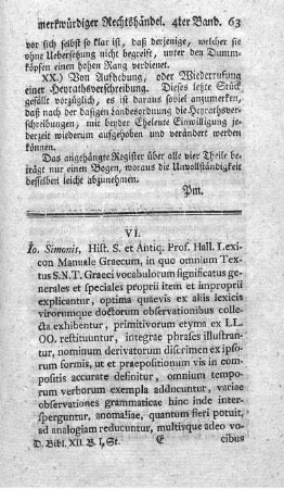 Lexicon manuale Graecum.