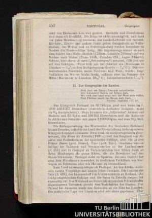 II. Zur Geographie des Landes.