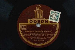 Madame Butterfly : Duett (Butterfly - Pinkerton); Die prunkende Schleife laß endlich mich lösen / (Puccini)