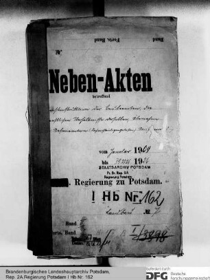 Dienstinstruktionen und dienstliche Verhältnisse der Baubeamten, Übernahme von Nebenämtern