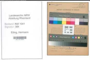 Entnazifizierung Hermann Eiting , geb. 17.12.1882 ()