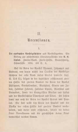 670-673 [Rezension] Lipsius, Richard Adelbert, Die apokryphen Apostelgeschichten und Apostellegenden