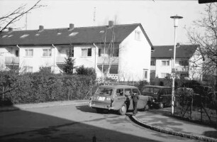 Freiburg: Mooswaldsiedlung; Siedlungsgebiet; Falkenbergerstraße