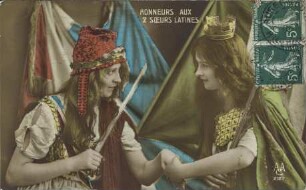 Honneurs aux 2 soeurs latines