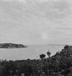 Panoramaaufnahme : Panoramaaufnahme der Bucht von Mwanza