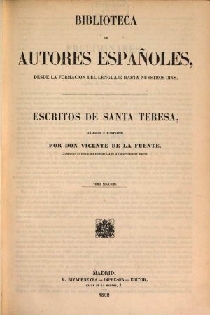 Escritos de Santa Teresa, 2