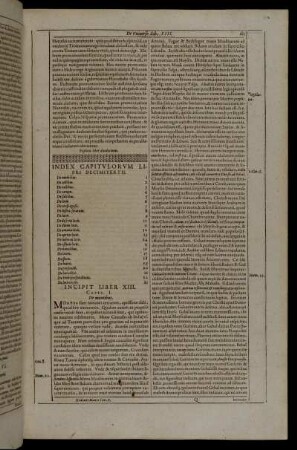 Incipit Liber XIII.