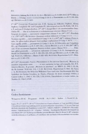 D 4. Codex Iustinianus