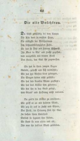 Die alte Waschfrau