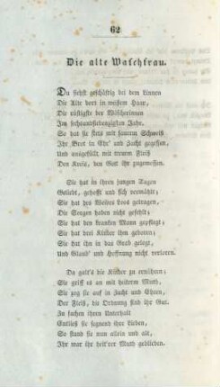 Die alte Waschfrau