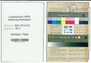 Entnazifizierung Peter Gerritzen , geb. 30.05.1913 (Schneider)