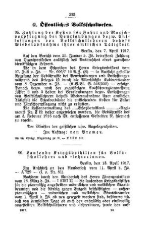 Laufende Kriegsbeihilfen für Volksschullehrer und -lehrerinnen : [G. Öffentliches Volksschulwesen]