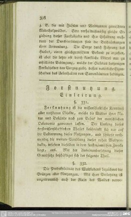 Forstnutzung