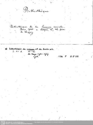 Bibliothèque Science