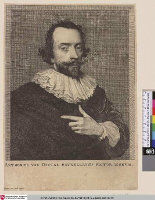 Anthonius van Opstal [Porträt des Malers Anton van Opstal; Antoon van Opstal; Portret van Anton van Opstal]