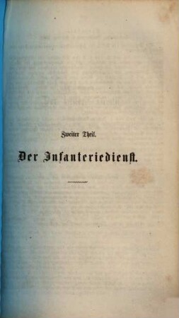 Heerwesen und Infanteriedienst der königlich preußischen Armee, 2