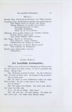 Sechster Abschnitt: Der französische Stellungskrieg
