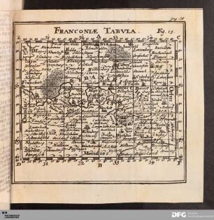 Franconiæ Tabvla.