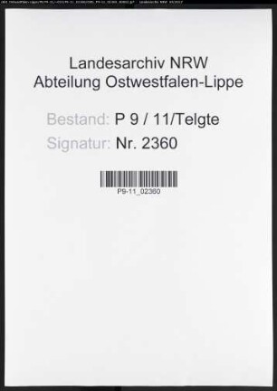 Sterberegister Standesamt Telgte