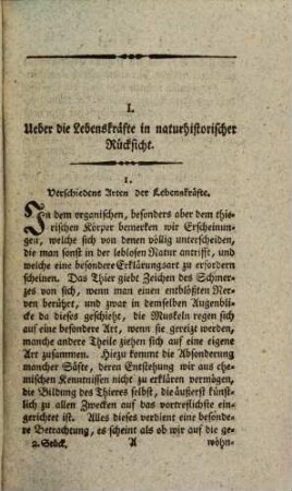 Beyträge zur Naturgeschichte, 1,2