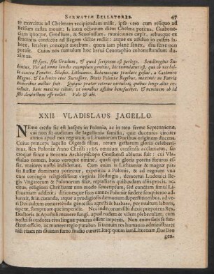 XXII. Vladislaus Jagello