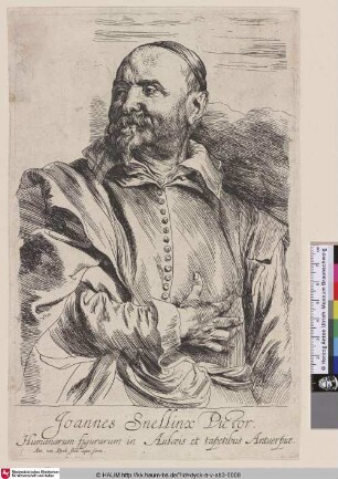 Joannes Snellinx Pictor [Porträt des Malers Johannes Snellinck; Jan Snellinck; Portret van Jan Snellinck]