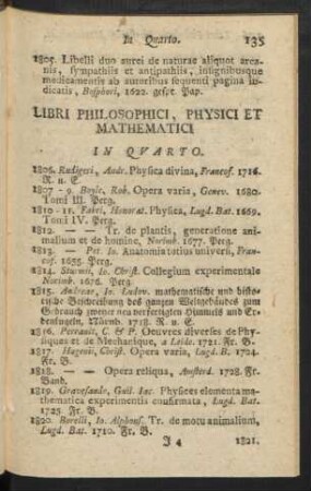 Libri Philosophici, Physici Et Mathematici