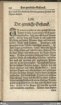 LIII. Der greuliche Gestanck