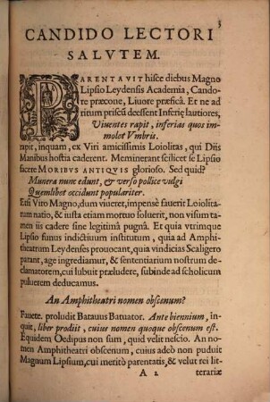 Iusto Lipsio Inferiae Josepho Scaligero Vindiciae a Leydensibus Academicis datae